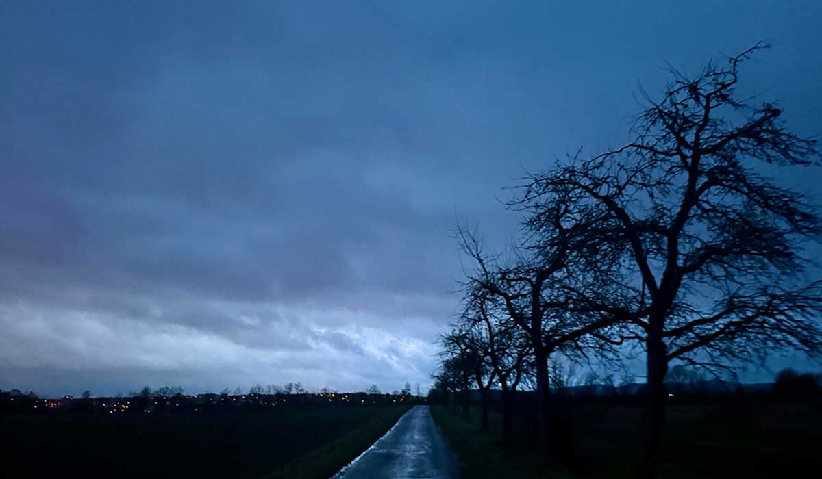 Kurzer Lauf am Abend