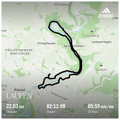 Fulda - Half marathon 2018 Course