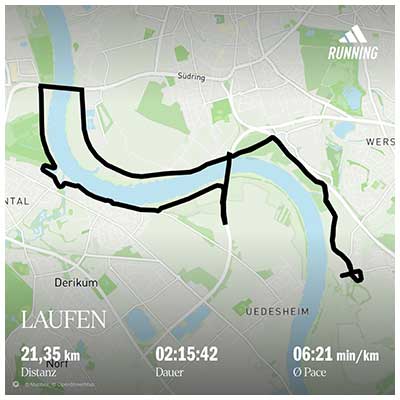 Himmelgeister Brückenlauf  Course