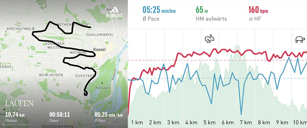 Kassel Marathon Staffel Course