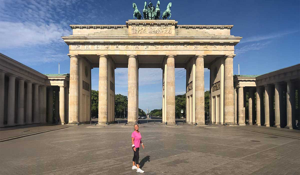 Laufen in Berlin ohne Touristen
